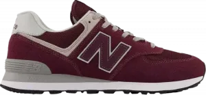 Кроссовки New Balance 574 Core, бургундия/белый