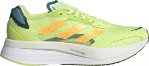 Кроссовки Adidas Adizero Boston 10 'Pulse Lime Flash Orange', зеленый