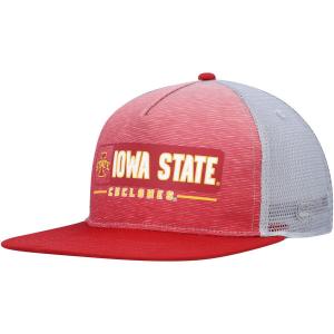 Мужская кепка Colosseum Cardinal/серая Iowa State Cyclones Snapback