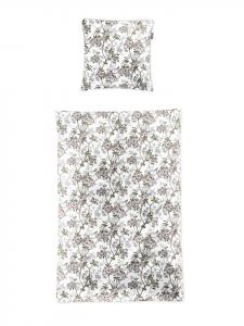 Постельное белье из мако-сатина Токио белого цвета Irisette, 155 x 220 + 80 x 80 см