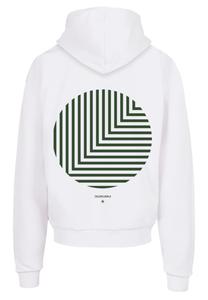 Пуловер F4NT4STIC Ultra Heavy Hoodie Geometrics Grün, белый