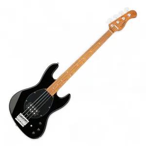 Бас-гитара Sadowsky MetroExpress 21 лад, винтажная M модель, накладка из жареного клена, 4 струны - сплошной черный с высоким глянцем