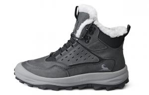 BECK Зимние ботинки мужские серые/хаки