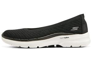 Кроссовки Go Walk 6 Lifestyle женские с низким верхом, черные/белые Skechers