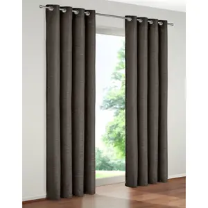 Штора B-Holmsund с люверсами, 1 шт. Wirth, серый