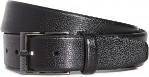 Кожаный ремень BOSS Timeless Grain Embossed, Night Black