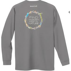 Футболка SS25 Quick Dry Unisex MONTBELL, темно-серый