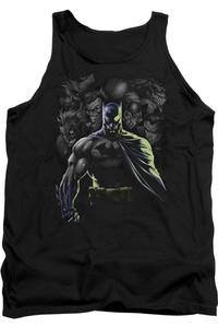 Бэтмен Злодеи Развязанный Взрослый Майка Gildan, черный