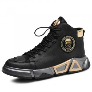 Devanro Настоящие кожаные короткие ботинки Мартин мужские серые, цвет Gray