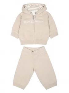 Спортивный костюм с логотипом Givenchy Kids, нейтральный