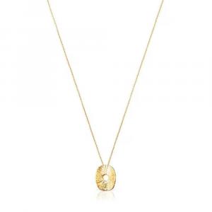 Колье Tous Wicker, позолоченное серебро