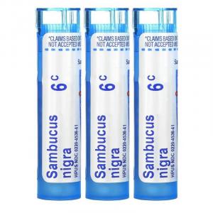 Средство от кашля и простуды Boiron Sambucus Meltaway 6C, 3 тюбика по 80 гранул