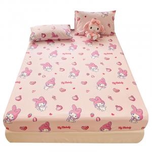 Подогнанная простыня Sanrio, Version A - Donut My Melody