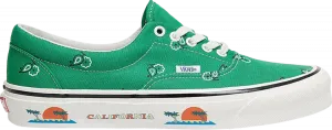 Кеды Vans OG Era LX Paisley - Fern Green, зеленый