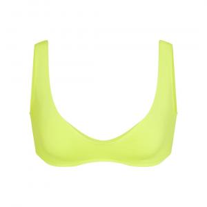 Купальник SKIMS Signature Swim Plunge Bikini, желтый