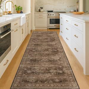 Ковровая дорожка Hazo Haus для кухни, 61х244 см, коричневый
