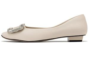 AOKANG Повседневные туфли 2 см женские бежевые