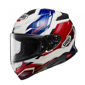 Сертифицированный CCC шлем полнолицевой из композитного волокна с одинарным визором для города, гонок и трека SHOEI, Z8-Capriccio*10-3C (Trick 10)