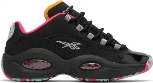 Кроссовки question low 'alive with color' Reebok, черный