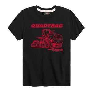 Футболка Case IH Quadtrac с рисунком для мальчиков 8–20 лет Licensed Character, черный