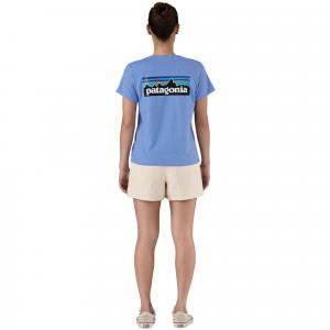 Женская футболка с логотипом P-6 Responsibili. Patagonia, Abundant Blue