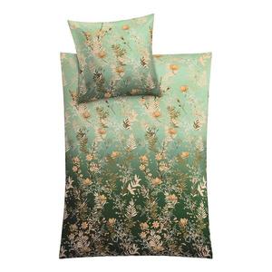 Сатиновое постельное белье мако zahra Kleine Wolke, зеленый