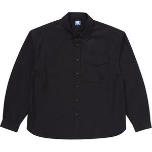 Рубашка Женская Лацкан Умеренные Другие UNDEFEATED, черный