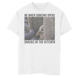 Футболка с рисунком «Звездные войны слышит закуски» для мальчиков 8–20 лет Star Wars