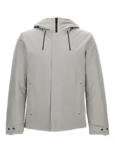 Куртка Crestmont на молнии с капюшоном WOOLRICH, серый