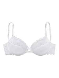 Бюстгальтер на косточках LASCANA, белый