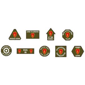 Аксессуары Battlefront Miniatures Flames of War: Vietnam - Tropic Lightning Token Set
