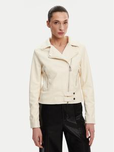 Куртка из искусственной кожи прямого кроя CFC0119619003 Rinascimento, экрю