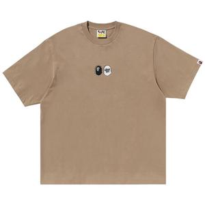 Футболка BAPE Mad Ape Graphic Logo Relaxed Fit Tee, бежевый