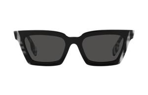 Солнцезащитные очки Burberry с гравировкой логотипа прямоугольная оправа