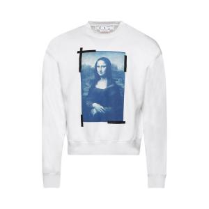 Толстовка Off-White Monalisa Over Crewneck 'White', белый