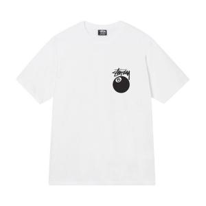 Футболка Stussy 8 Ball Tee 'White', белый