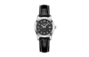 LONGINES Часы Women's Conquest Classic Collection Watch, Black Dial