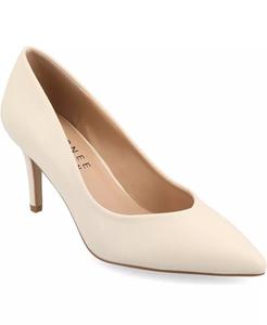 Женские туфли-лодочки Gabriella с острым носком Journee Collection, коричневый/бежевый