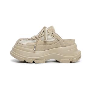 Сандалии с закрытым носком, нескользящие, унисекс, абрикосовые XIAOTOULANG, Apricot