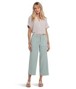 Брюки NYDJ Wide Leg Cropped Cargo, Tomatillo