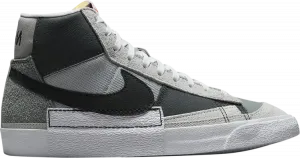 Кроссовки Nike Blazer Mid '77 Pro Club 'Remastered - Grey Black', серый