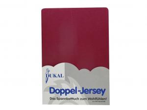 Простынь на подкладке: цвет - бордовый, размер - 90-100х220 см DUKAL