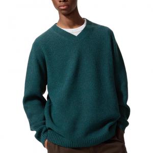 Свитер унисекс UNIQLO, зеленый