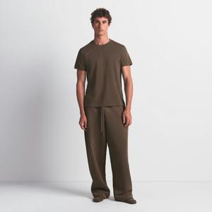 Футболка Skims Cotton Classic, коричневый