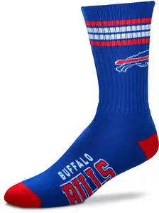 Носки с четырьмя полосками для босых ног Buffalo Bills Deuce For Bare Feet
