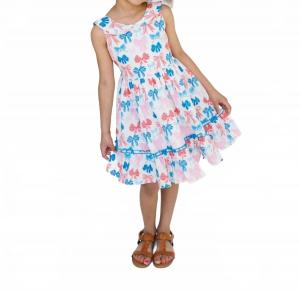 Лара Поплин платье, Патриотичные банты Ollie Jay, мультиколор