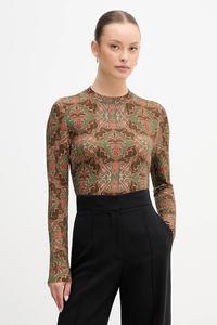 Шерстяной свитер x farm rio Barbour, коричневый