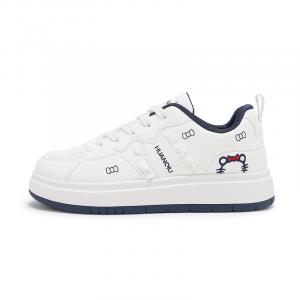 Женские низкие скейтбордские кроссовки Coverage Lightweight Height Increasing HUANQIU, бежевый темно-синий