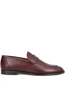 Кожаные лоферы-пенни Loro Piana, красный