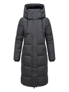 Стеганое пальто Чумании XVI антрацитового цвета Marikoo
